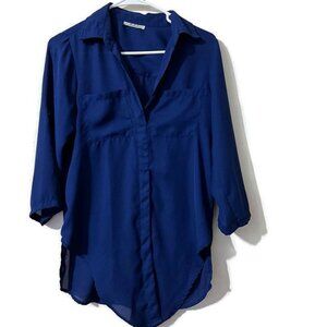 M P H COLLECTION BLOUSE BLUE(SALE)